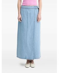 Levi's - Falda Cruzada Con Cinturón - Lyst