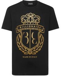 Billionaire - Crest Round-Neck T-Shirt - Lyst