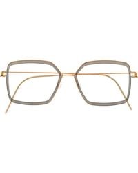 Lindberg - Square-Frame Optical Glasses - Lyst