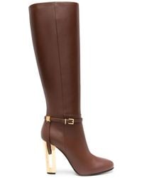 Fendi - Delfina Stiefel Mit Hohem Absatz 105Mm - Lyst
