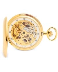 Rapport - Skeleton Double Hunter Pocket Watch - Lyst