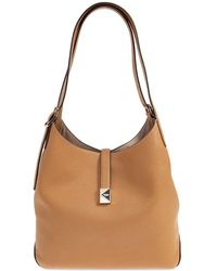 Kate Spade - Large Deco Grained Leather Shoulder Bag - Lyst