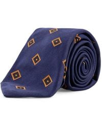 Kiton - Krawatte mit Rautenmuster - Lyst