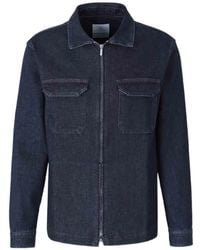richard j. brown - Zip-Up Denim Jacket - Lyst