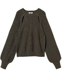 Twinset - Cable-Knit Jumper With Cut-Outs - Lyst