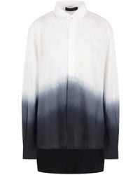 Maria Calderara - Ombré-Effect Cotton Shirt - Lyst