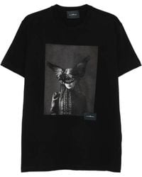 John Richmond - T-Shirt mit grafischem Print - Lyst