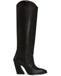 Essentiel Antwerp - Sculptural-Heel Cowboy Boots - Lyst