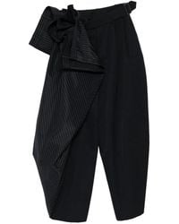 Juun.J - Stripe Paneled Trousers - Lyst