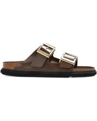 Birkenstock - Arizona Droplet Buckle Patent-Leather Sandals - Lyst