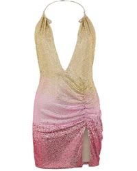 Philipp Plein - Mini Open-Back Dress - Lyst