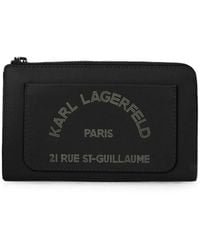 KARL LAGERFELD - K/Daily Zip Around Wallet - Lyst