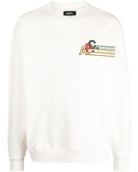 A.P.C. - Spring Cotton Sweatshirt - Lyst