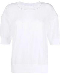Fabiana Filippi - T-Shirt Semi Trasparente - Lyst