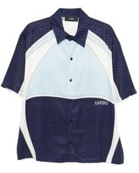 Amiri - Camisa A Paneles Con Botones - Lyst