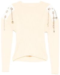 Toga - Decoration Ribbed Sweater - Lyst
