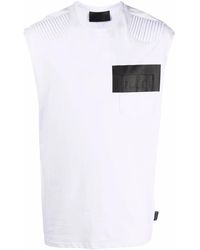 Philipp Plein - Logo Sleeveless Top - Lyst