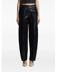 Peserico - Metallic-Effect Pleated Trousers - Lyst