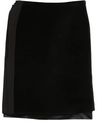Jil Sander - Layered Straight Skirt - Lyst