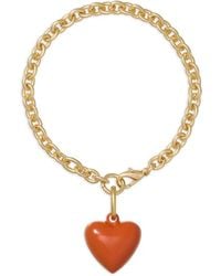 Roxanne Assoulin - The Mini Puffy Heart-Charm Bracelet - Lyst