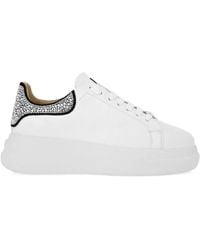 Philipp Plein - Rhinestone-Embellished Monogram Sneakers - Lyst