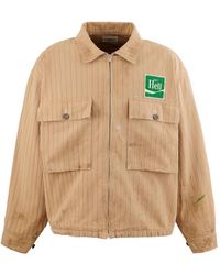 SAINT Mxxxxxx - Pinstripe Zip-Up Jacket - Lyst