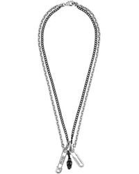Philipp Plein - Pin-Pendant Necklace - Lyst