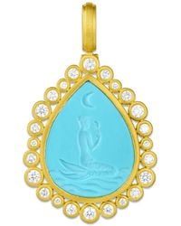 LEIGH MAXWELL - Pendentif Mermaid Serti De Et De Diamants - Lyst