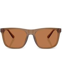 COACH - C Hardware Sonnenbrille Mit Eckigem Gestell - Lyst