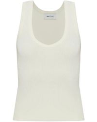 Matteau - Débardeur En Maille À Design Côtelé - Lyst
