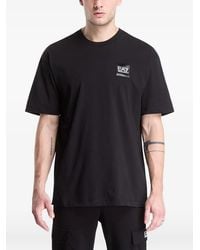 EA7 - Logo-Patch T-Shirt - Lyst