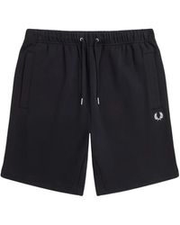 Fred Perry - Drawstring Logo Shorts - Lyst