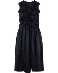Comme des Garçons - Ruffled-Detail Midi Dress - Lyst