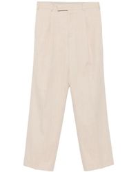 PT Torino - Pleated Straight-Leg Trousers - Lyst