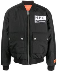 Heron Preston - Logo-embroidered Quilted Bomber Jacket - Lyst