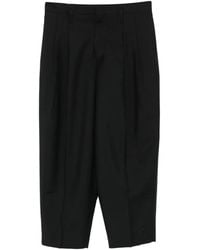 Jil Sander - Pantalon Plissé À Coupe Courte - Lyst