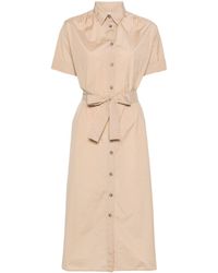 Peserico - Short-sleeve Shirt Dress - Lyst