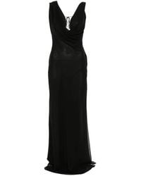 ANDAMANE - Minerva Cowl-Neck Maxi Dress - Lyst