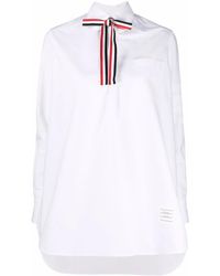 Thom Browne - Rwb Bow-Tie Blouson Shirt - Lyst