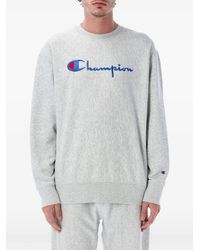 Champion - Logo-Embroidered Sweatshirt - Lyst