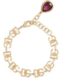 Dolce & Gabbana - Armband Mit Logo-Schild - Lyst