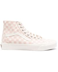 Vans - Sk8-hi Checkerboard-print Sneakers - Lyst
