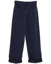 Emporio Armani - Linen Blend Jeans - Lyst