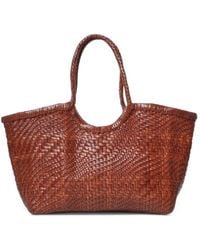 Dragon Diffusion - Nantucket Optical Woven-Leather Tote Bag - Lyst