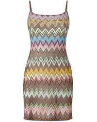 Missoni - Zig Zag Short Cover Up - Lyst