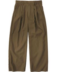 Closed - Hobart Pleat-detail Wide-leg Trousers - Lyst