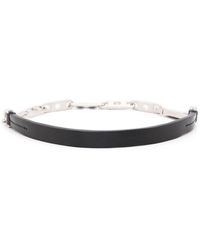 Rick Owens - Leather Choker Necklace - Lyst