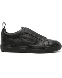 Doucal's - Slip-On Leather Sneakers - Lyst