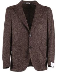 Brera Orologi - Herringbone Single-Breasted Blazer - Lyst