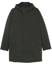 Manuel Ritz - Parka De Tejido Técnico Con Capucha - Lyst